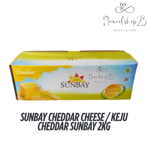 

Sunbay Cheddar Cheese / Keju Cheddar 2kg
