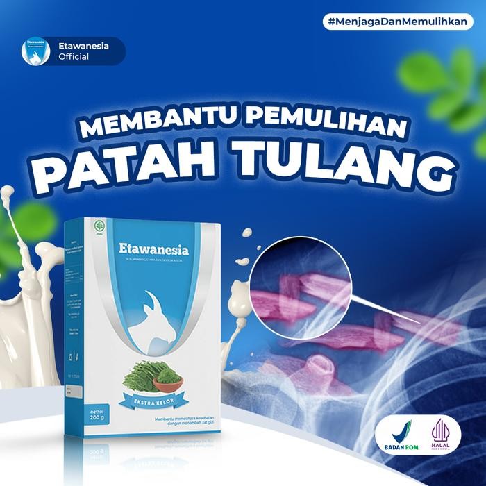 

Etawanesia Susu Kambing Premium Atasi Sesak Nafas & Nyeri Tulang Sendi - 1 Box