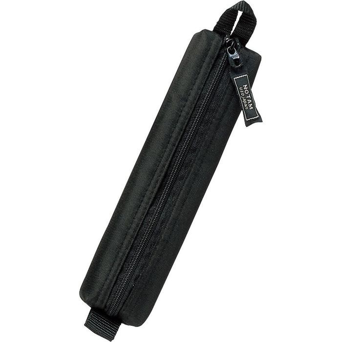 

New Sakura Craypas Notam Nylon Pencil Case Kotak Pensil Slim Storage Pouch - Small Black Best Seller