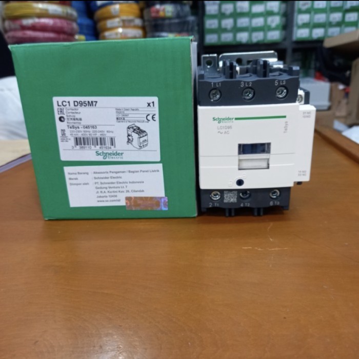 kontaktor lc1d95m7 schneider / contactor lc1d95m7 schneider 220v ori