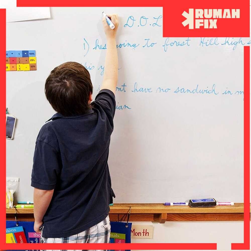 

H&F Stiker Dinding Papan Tulis Whiteboard Flexible 200x45cm - HF514