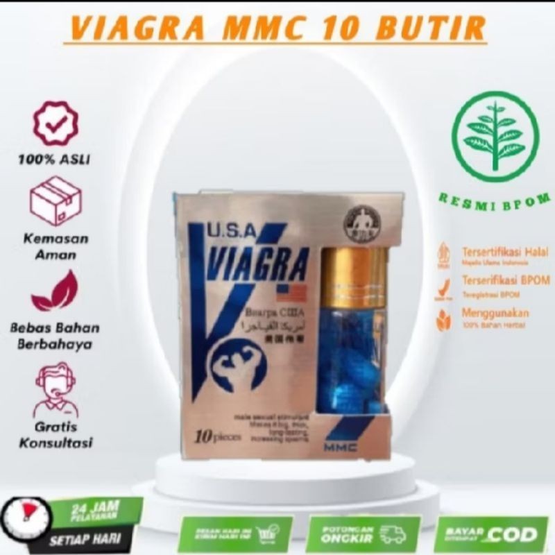 100% ASLI BEST PROMO VIAGRA MMC ORIGINAL PIL BIRU ASLI IMPORT USA OBAT KUAT PRIA DEWASA TAHAN LAMA