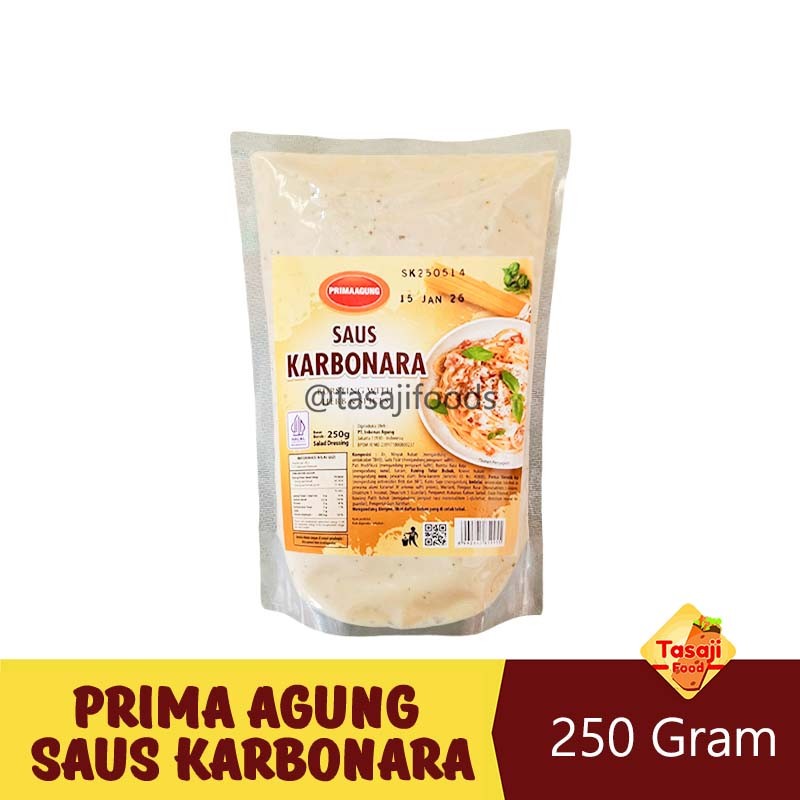 

Prima Agung Saus Karbonara 250 Gram With Herb & Spicies Kulakan
