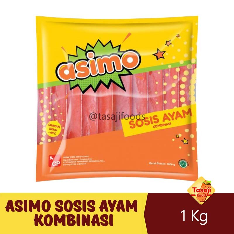 

Asimo Sosis Ayam 1 KG Isi 30 Pcs Grosir