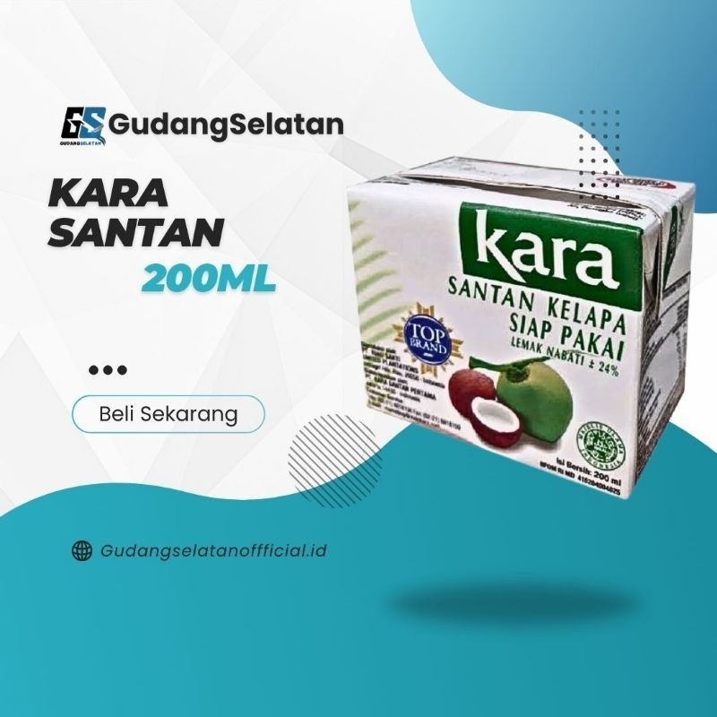

SANTAN KARA 200ML ISI 10 PCS