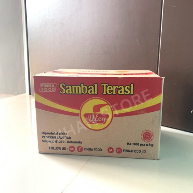 

Sambal Terasi Uleg Finna 8 gr (1 DUS)