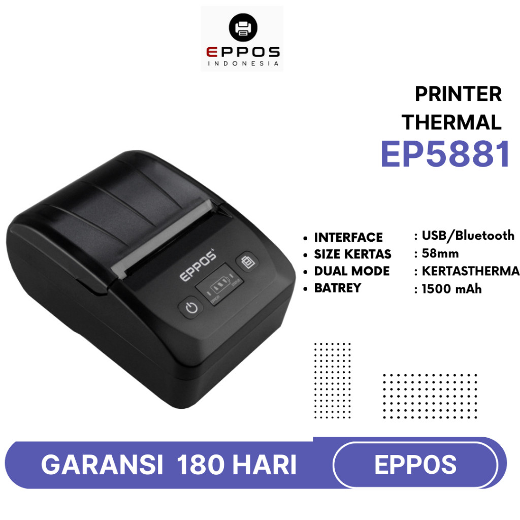 Printer Bluetooth 58mm EPPOS EP5881