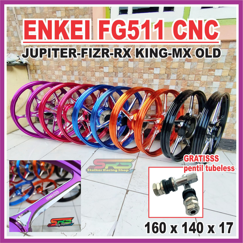 VELG ENKEI 511 CNC JUPITER FIZR MX OLD RXKING ENKEI511 ENKEI FG511