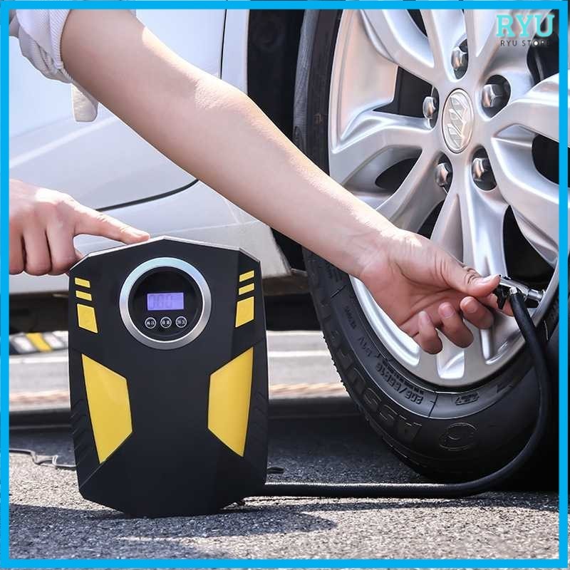 OTOHEROES Inflator Pompa Angin Ban Mobil Elektrik LCD Display