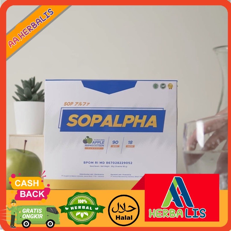 Sopalpha Bioboost SOP ALPHA 100% ORIGINAL Salmon Ovary Peptide SOP SUBARASHI BPOM 1 box 18 Sachet KE