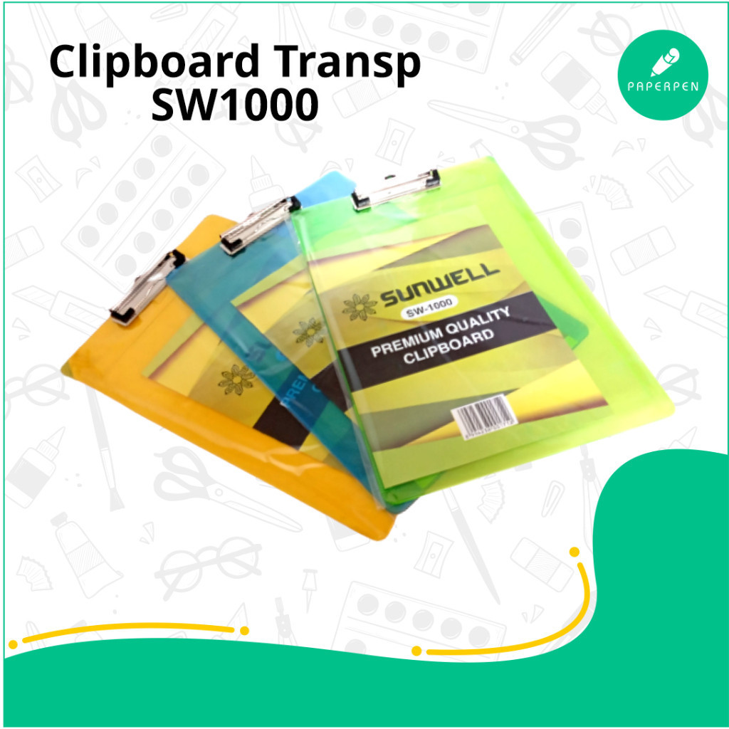 

(SN.ATK) CLIPBOARD TRANSPARAN SW1000