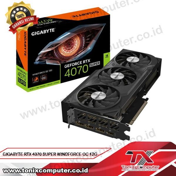 GIGABYTE RTX 4070 SUPER WINDFORCE OC 12G | VGA Gaming RTX 4070 SUper