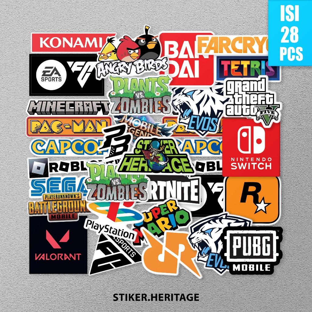 

Stiker Sticker PACK GAMES untuk laptop case tumbler stiker laptop STIKER MOTOR stiker untuk laptop stiker buat helm