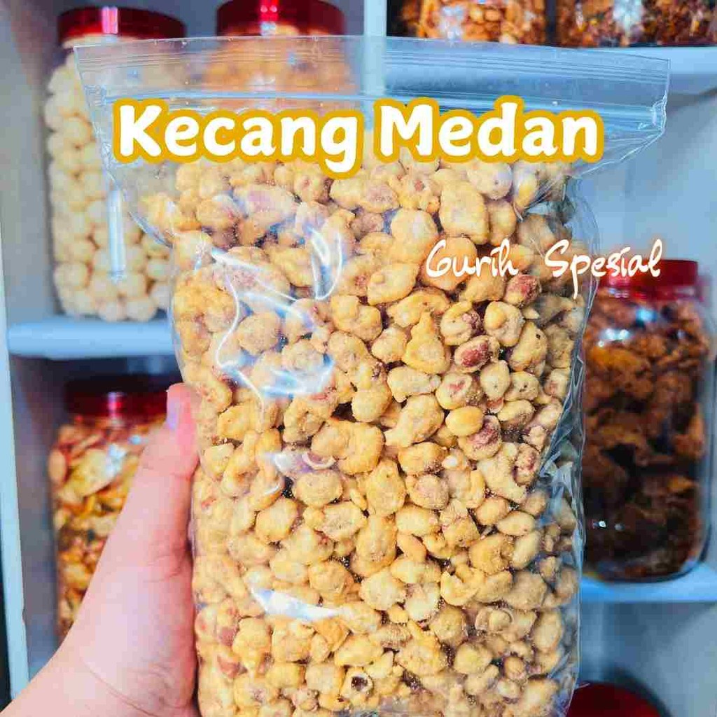 

KACANG TELOR Medan 250 GR / KACANG TELUR Medan 1/4KG / Pedas - Gurih / Snack KILOAN