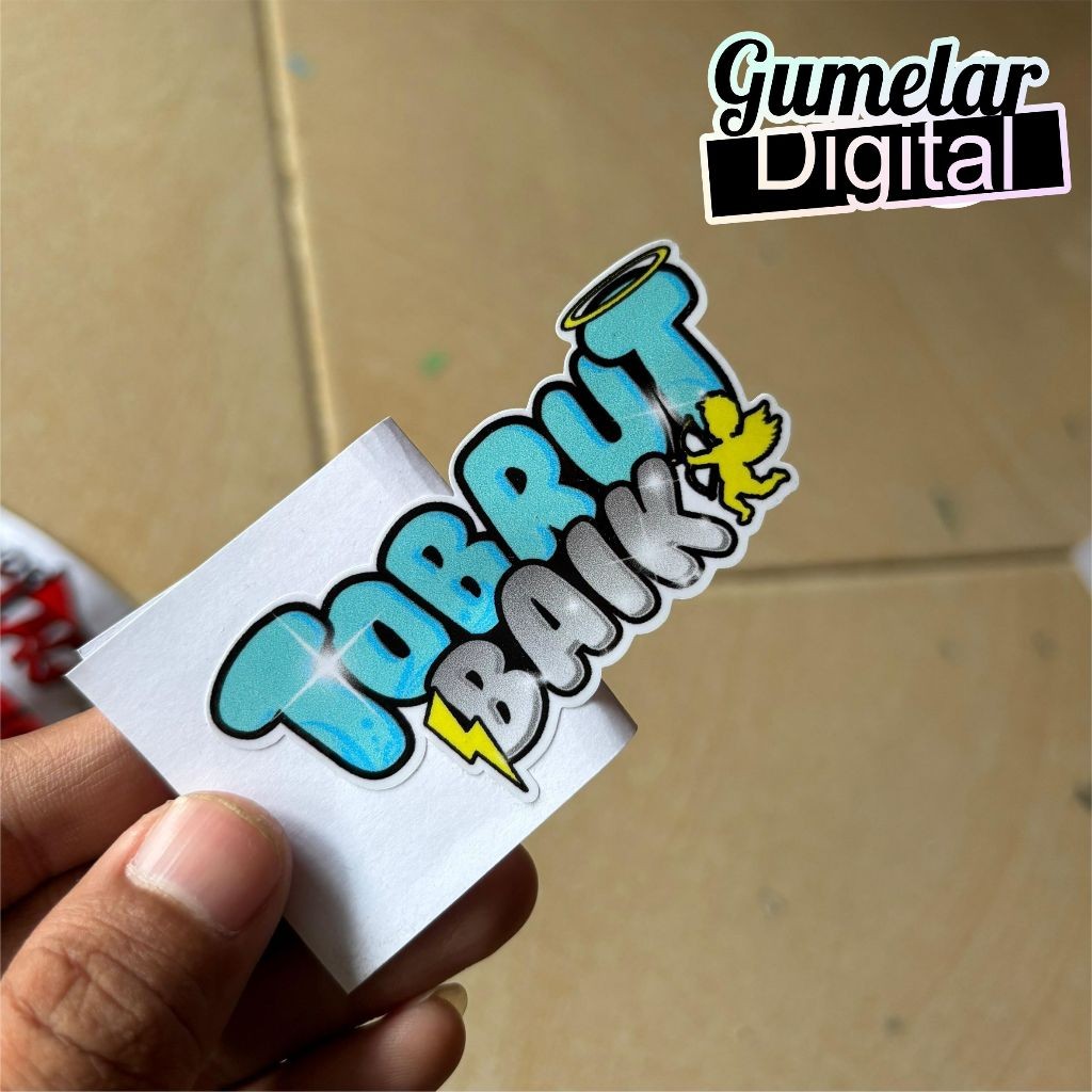 

STIKER SATUAN PRINTCUT TOBRUT BAIK TINGGAL TEMPEL