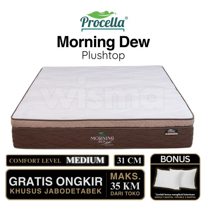 PROMO Kasur Springbed Procella Morning Dew Plushtop 180x200