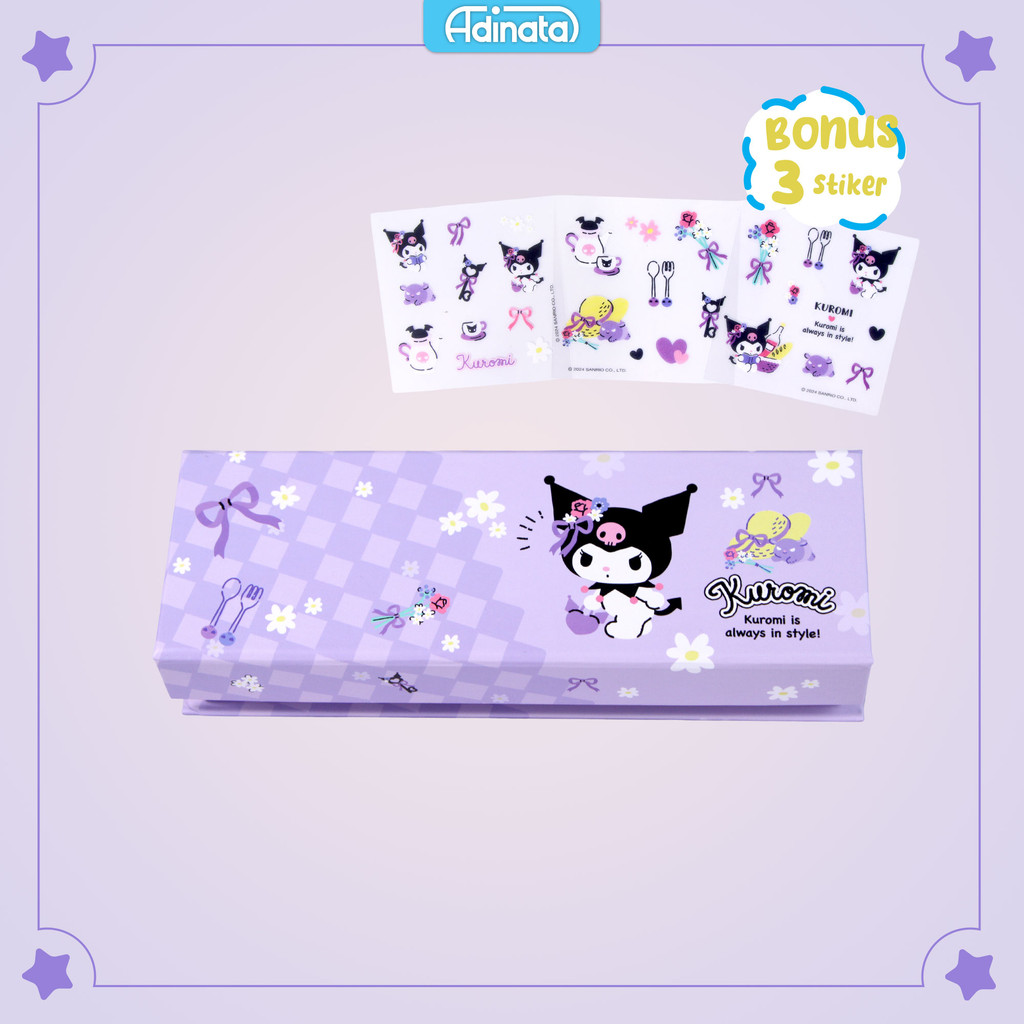 

Kuromi Paper Pen Case 2432-1654 - Adinata / Tempat Pensil / DIY