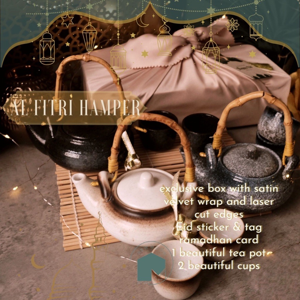 

Hampers idul fitri hamper lebaran kado ramadhan hadiah kado ramadan paket hari raya bingkisan 2024 Eid gift hampers teapot set parcel