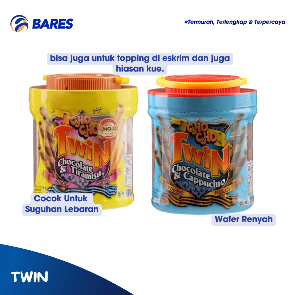 

Cho Cho Wafer Stick Twin Chocolate All Varian 500gr