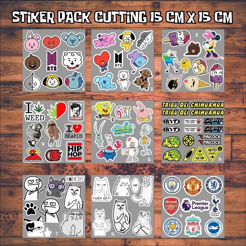 

Cetak Kilat - JDM Project- Stiker Vinyl Cutting lucu 15x15cm tempelan