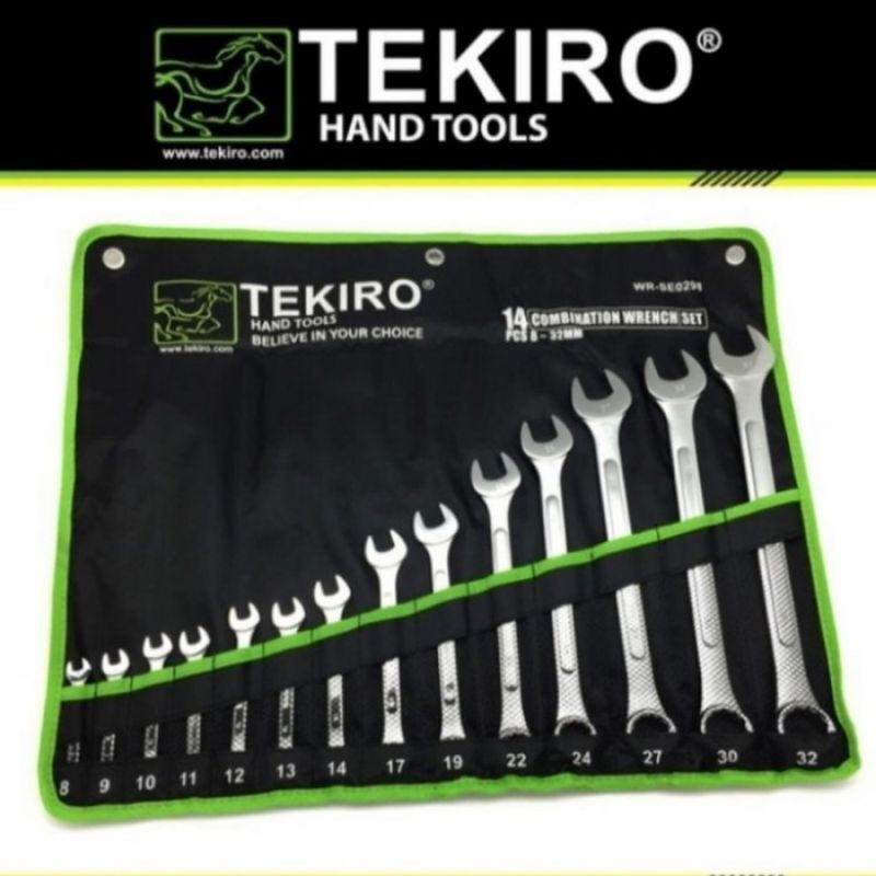 TEKIRO KUNCI RING PAS SET 14PCS 8 - 32MM / RING PAS SET 14 PCS