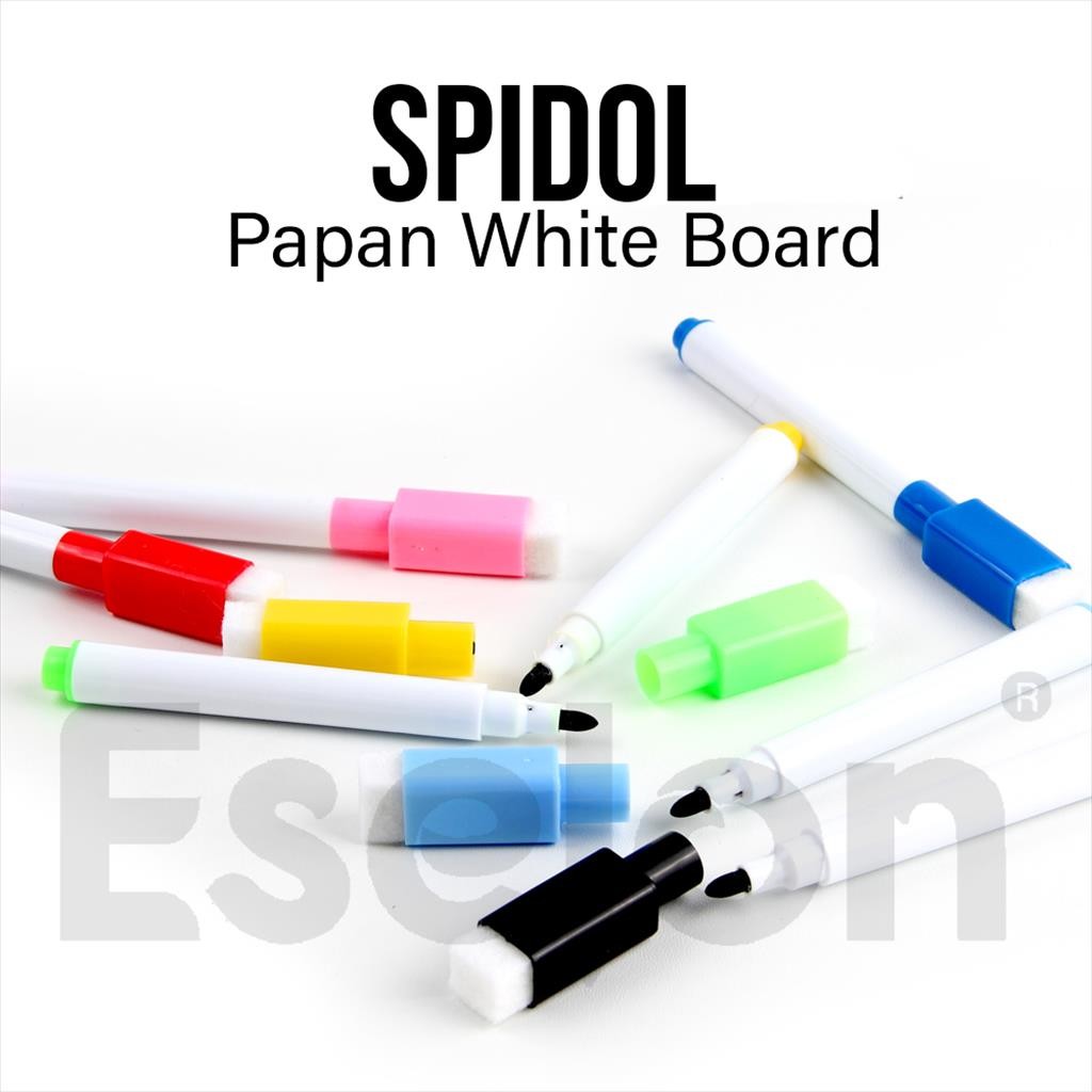 

Spidol papan tulis whiteboard+ penghapus / Spidol bisa dihapus