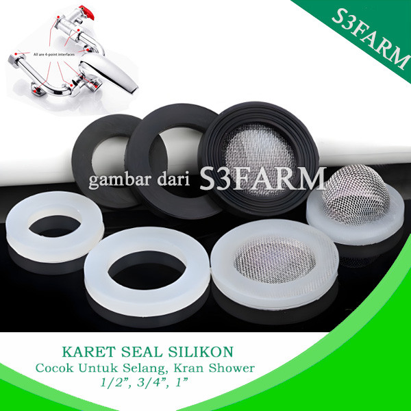 Seal Karet Saringan Kran / Seal O Ring Karet MESH / Seal Mesh Kran