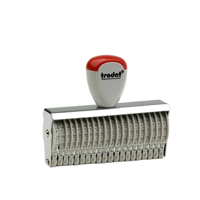 

Stempel Angka 20 Digit Ukuran Huruf 3mm Trodat 15320