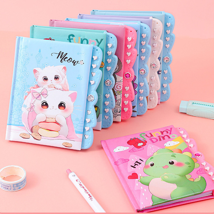 

BEST! BUKU CATATAN MINI / DIARY DENGAN GAMBAR LUCU IMUT DAN BISA DIKUNCI DENGAN PASSWORD