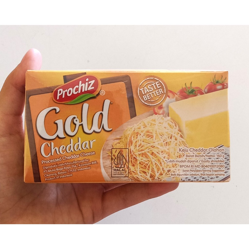 

Prochiz Keju Cheddar Gold 160gr