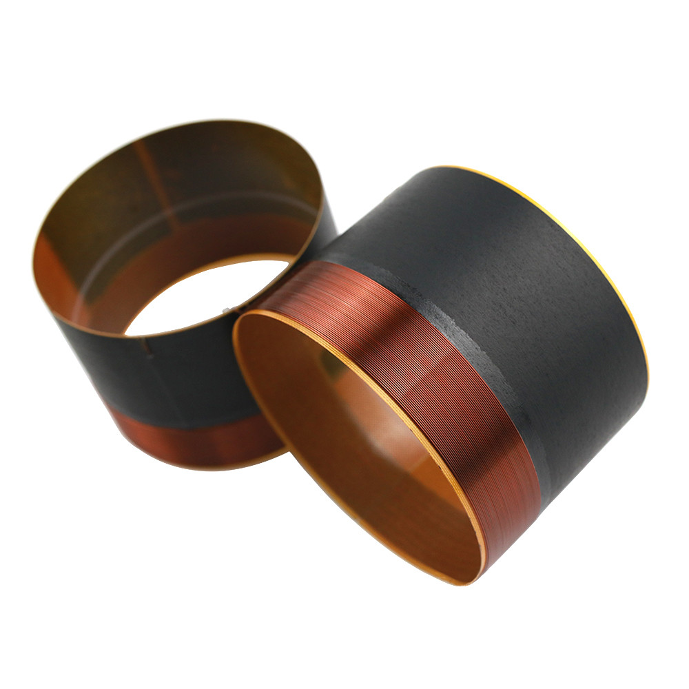 75.5mm woofer voice coil glass fiber pure copper wire two layers 75.5mm stage speaker BASS voice coi