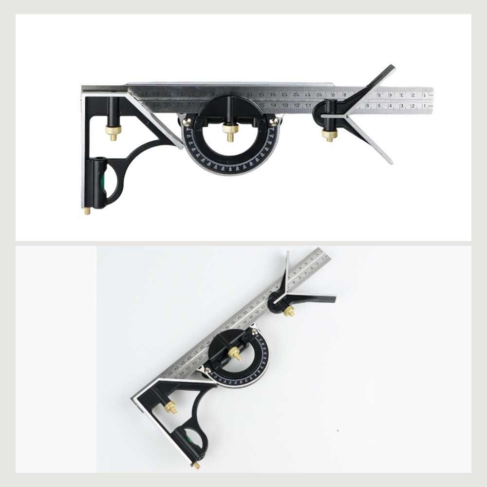 

LPKSTORE SILVERLINE Penggaris Multifungsi Adjustable Angle Ruler Set 30cm - 991857 LPKSTORE
