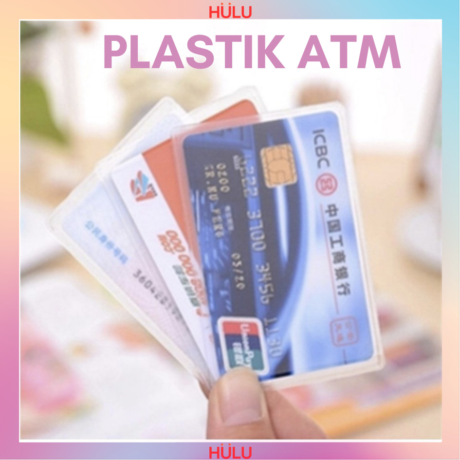 

Plastik Kartu ATM SIM KTP Plastik Cover Pelindung Kartu Anti Gores ATM Credit Card Murah