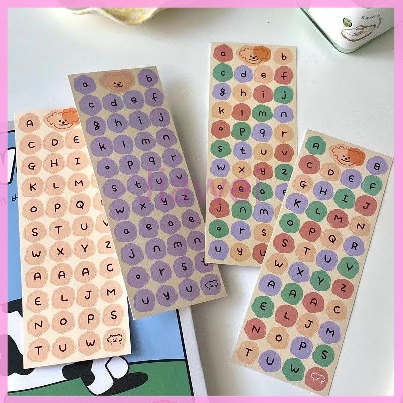 

Jiawei Stiker nomor dan huruf/stiker huruf kartun/stiker buku pegangan Bahasa Inggris Korea