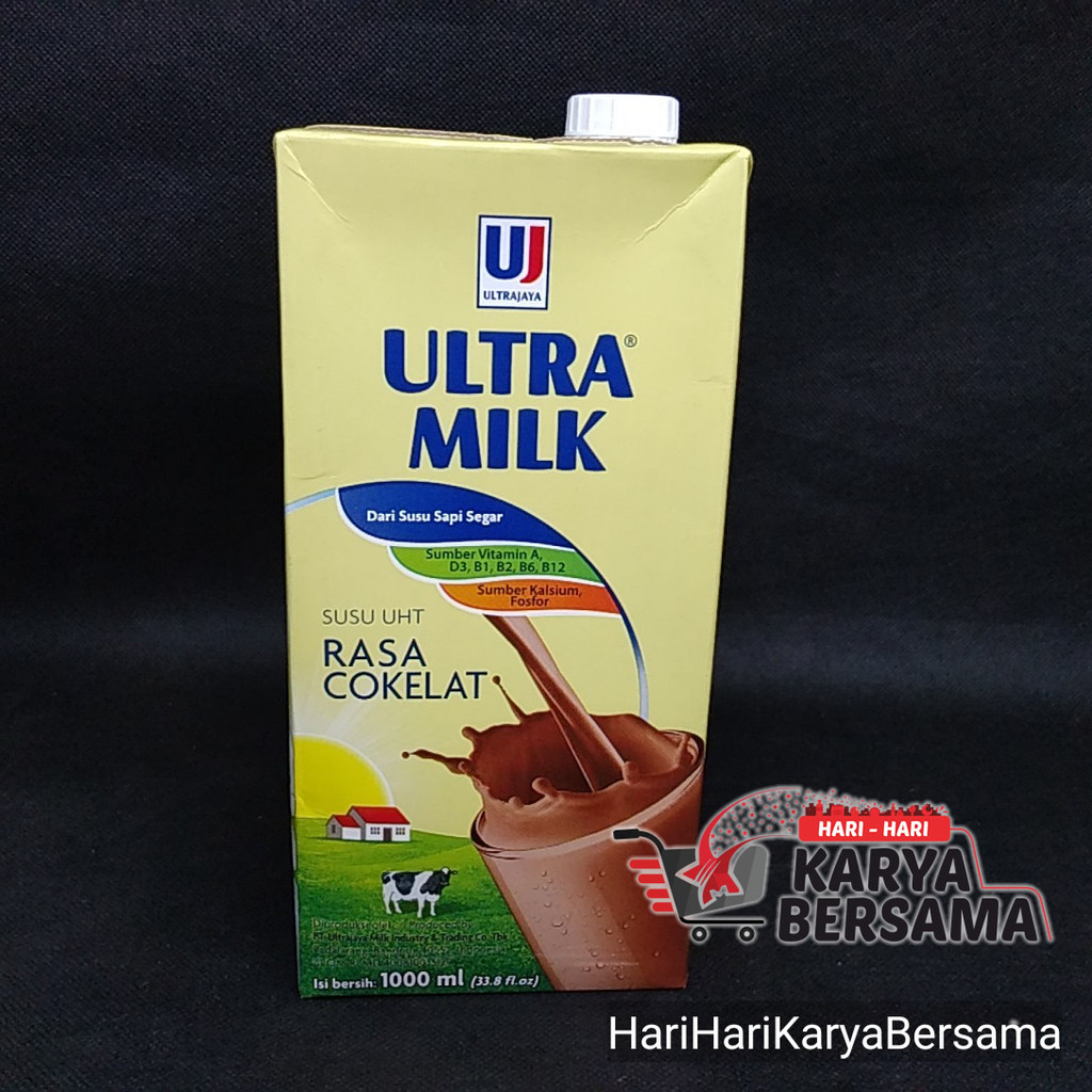 

MINUMAN SUSU CAIR ULTRA MILK COKLAT UHT 1000ML