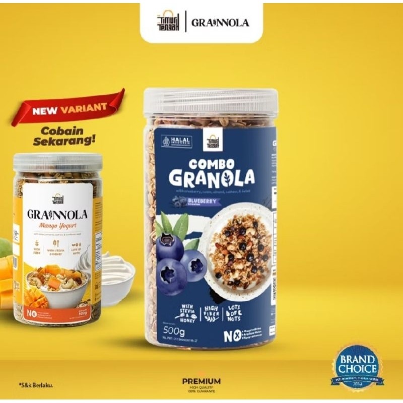 

GRANOLA BLUEBERRY 500GR - SEREAL MAKANAN SEHAT TIMUR TENGAH