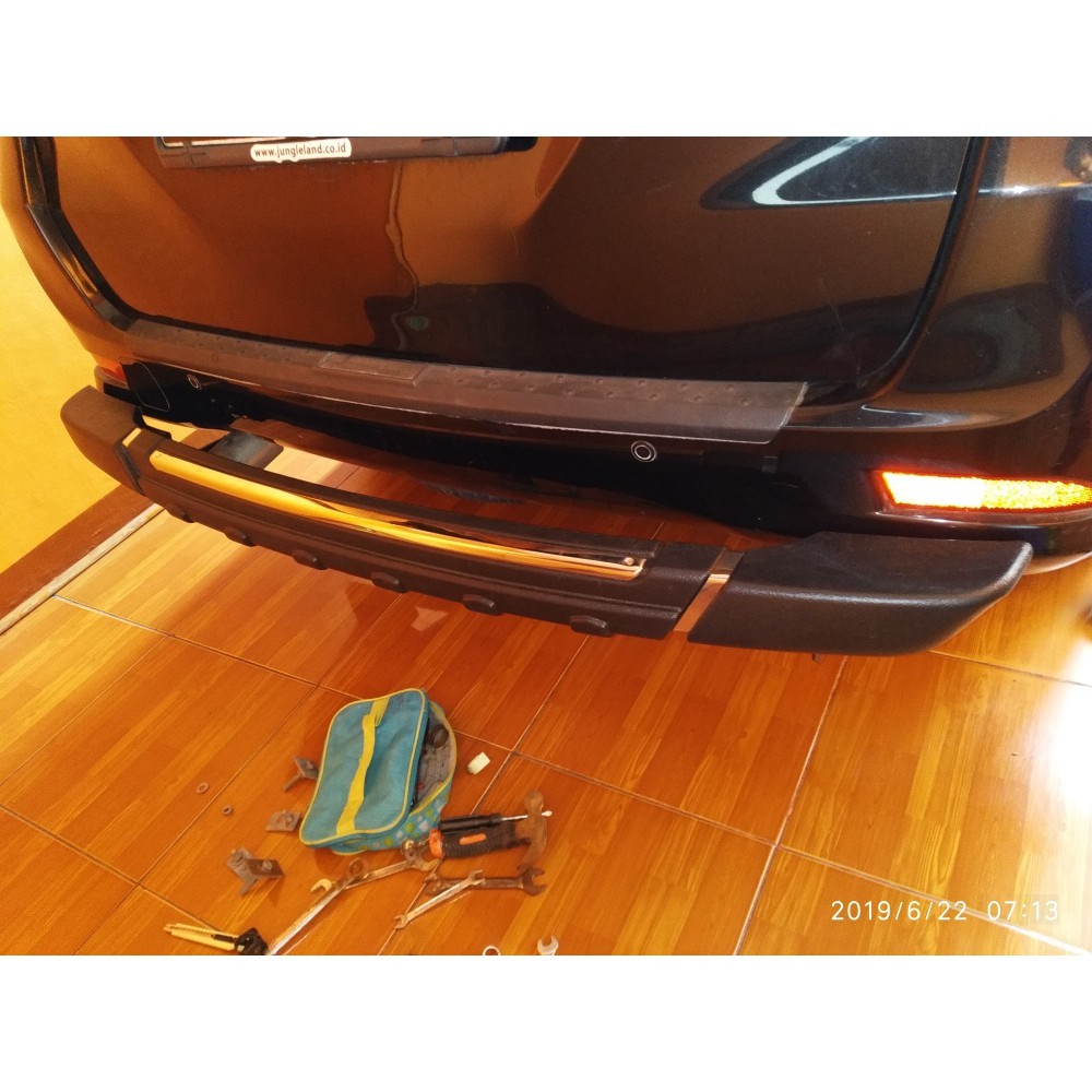 PENGAMAN BUMPER BELAKANG ALL NEW AVANZA / XENIA BAHAN PLASTIK - BEMPER BELAKANG MOBIL ALL NEW AVANZA