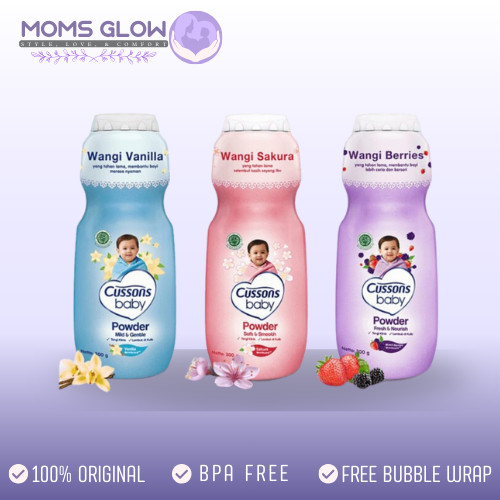 MOMSGLOW ~ Cussons Baby Powder | Bedak Bayi 75 Gram