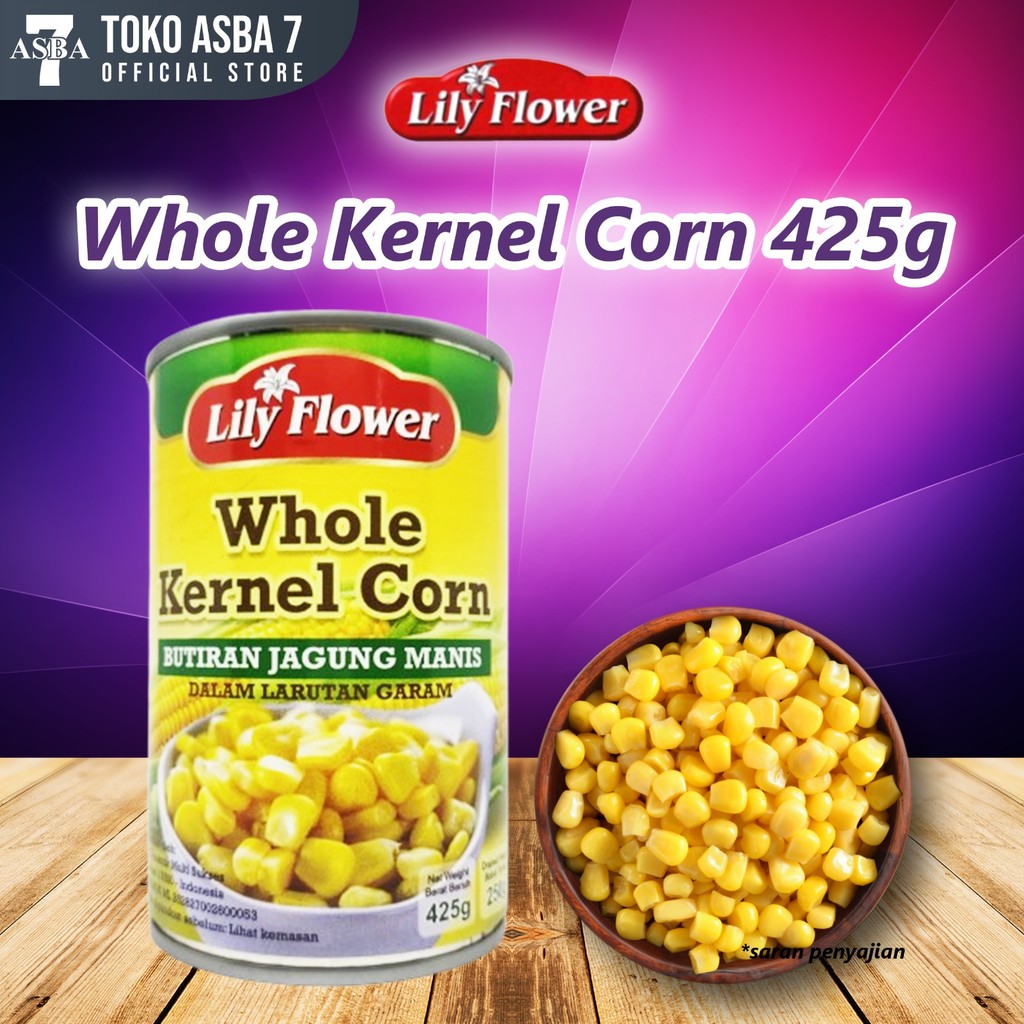 

LILY FLOWER WHOLE KERNEL CORN 425 GR