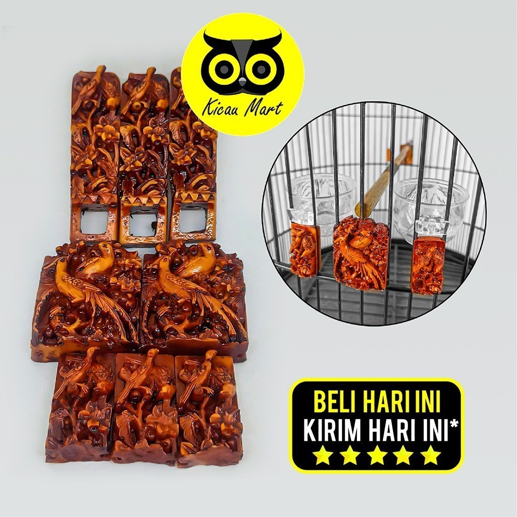 KICAU MART VARIASI STOPER SANGKAR MURAI KAYU UKIR KLASIK VARIASI STOPER KANDANG BURUNG MURAI ANIS KA