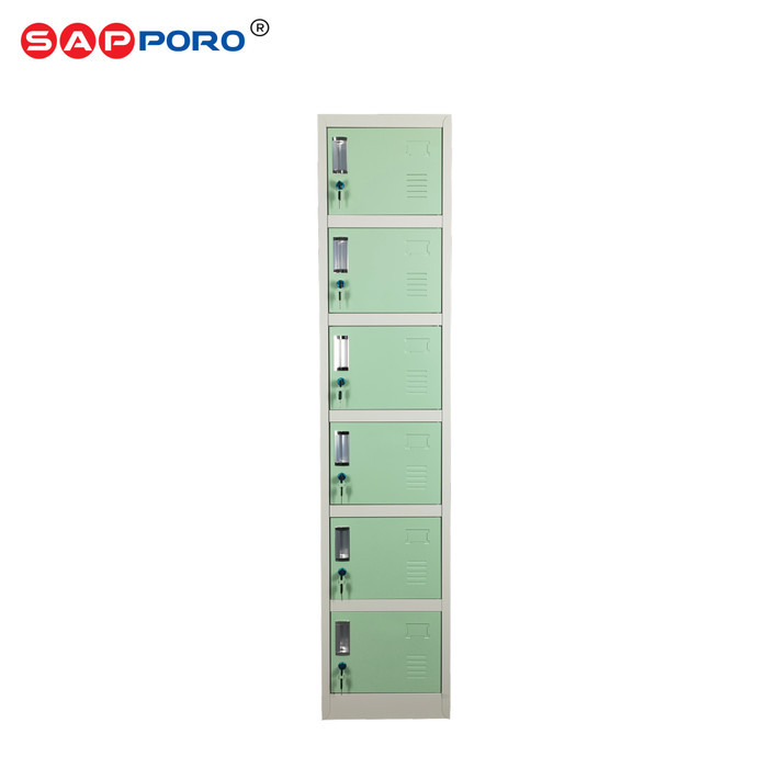 

⭐BISA COD⭐ SAPPORO KOLN 6 Loker Besi 6 Pintu | Steel Locker 6 Doors GW Green