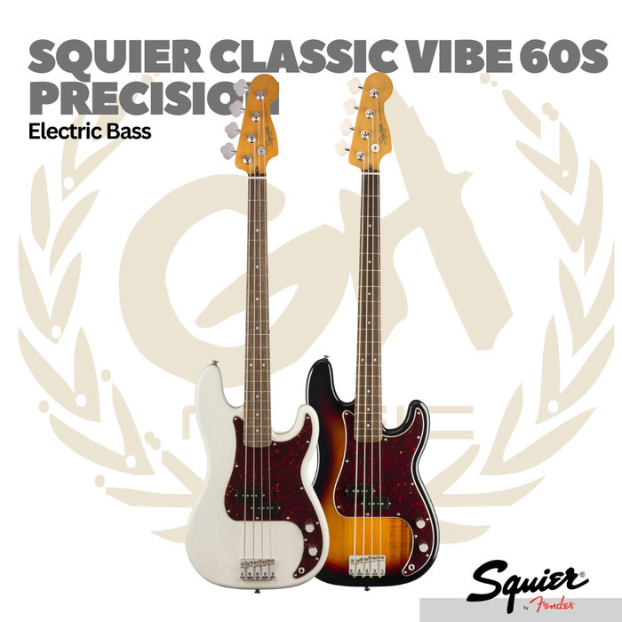 Squier Classic Vibe 60s Precision Bass Guitar - Bass Elektrik