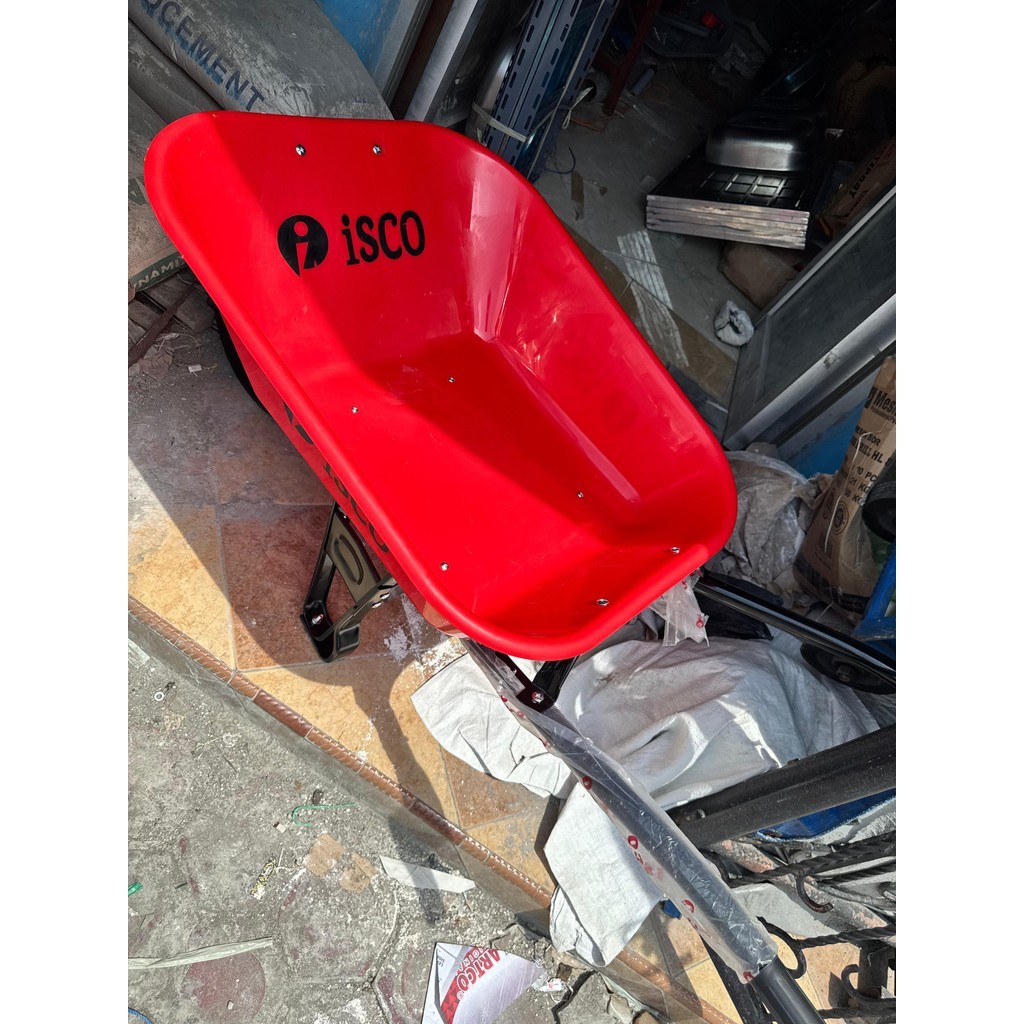 Gerobak Pasir ISCO/Gerobak pasir tebal PVC/Gerobak sorong Tebal PVC/Gerobak Dorong ISCO PVC