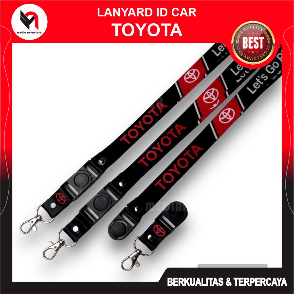 

TOYOTA Tali Lanyard Gantungan ID Card Printing Full Colour