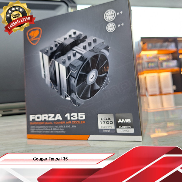 COUGAR FORZA 135 | CPU COoler Intel AMD | HSF Cooler