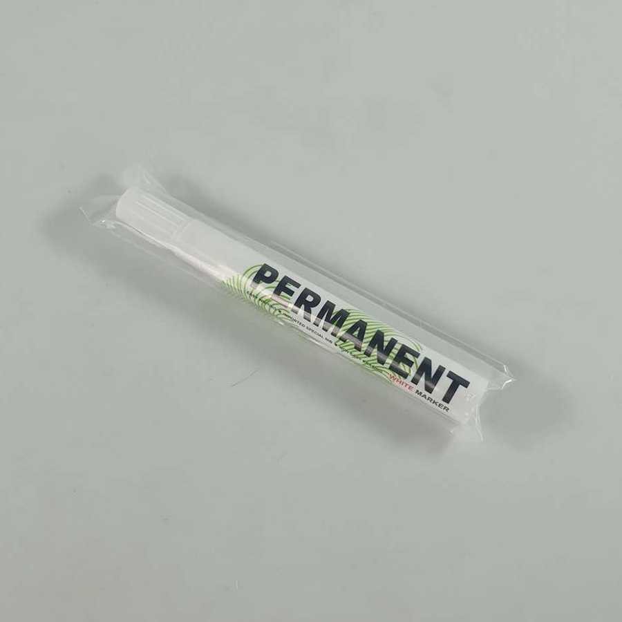 

KANSHPKANSHP WHITE MARKER Spidol Ban Permanen Oil Based Marker Waterproof 2mm - SNE-828