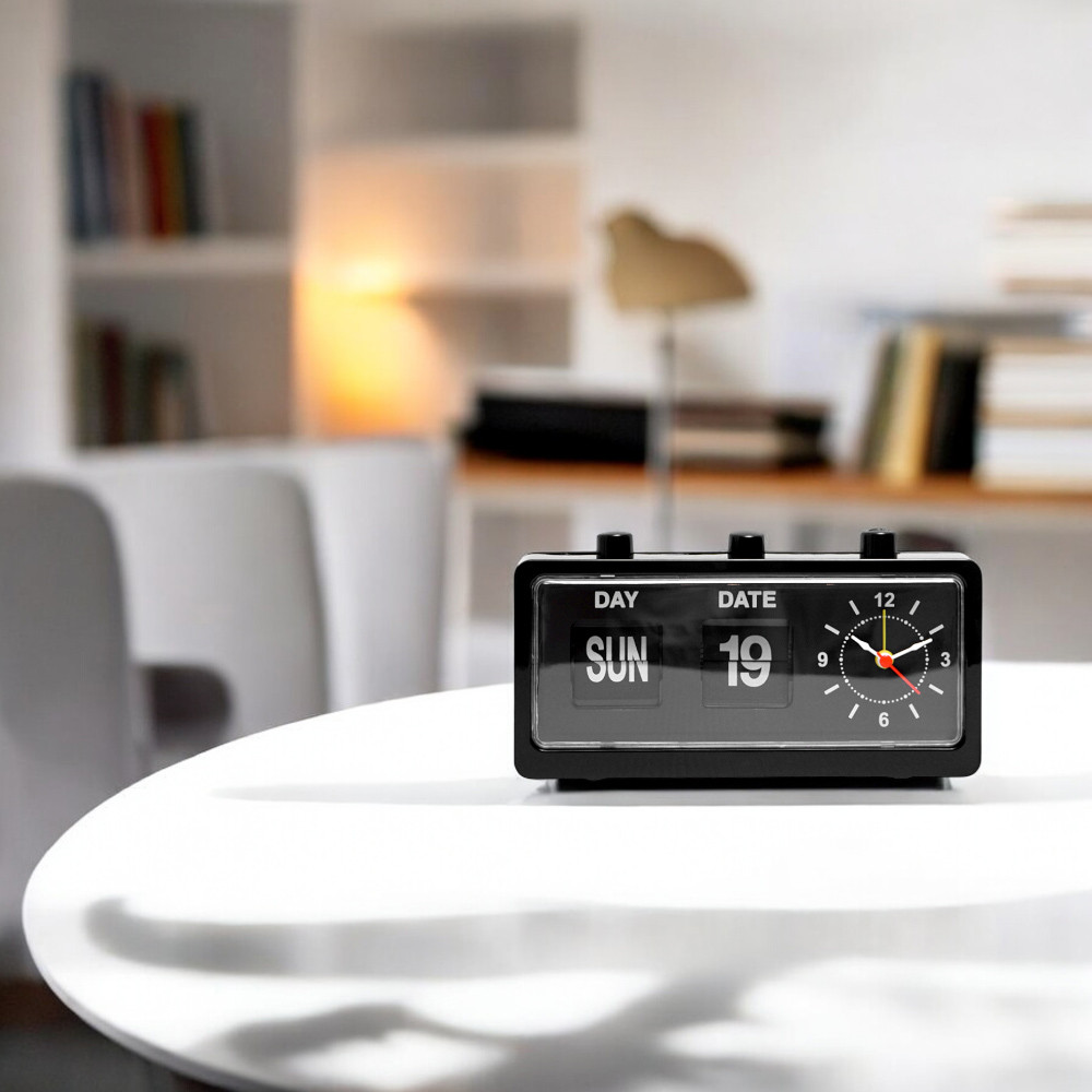 Informa Jam Weker Analog - Hitam Alarm Clock Waker Clock Jam Alarm Dekorasi Kamar Tidur