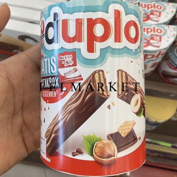 

Duplo Ferrero Geschenkbox / Wafer Salut Cokelat Dengan Kacang Hazelnut / Pack