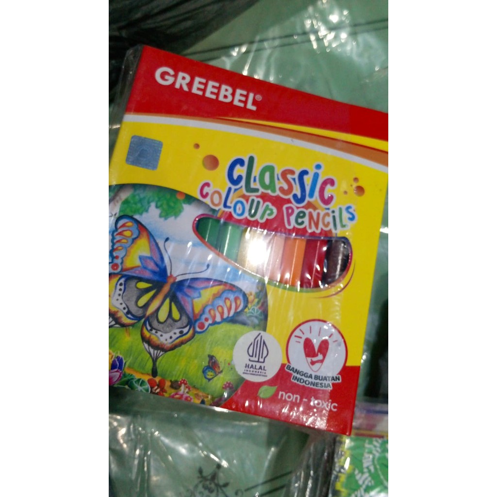 

Colour pencils greebel pendek