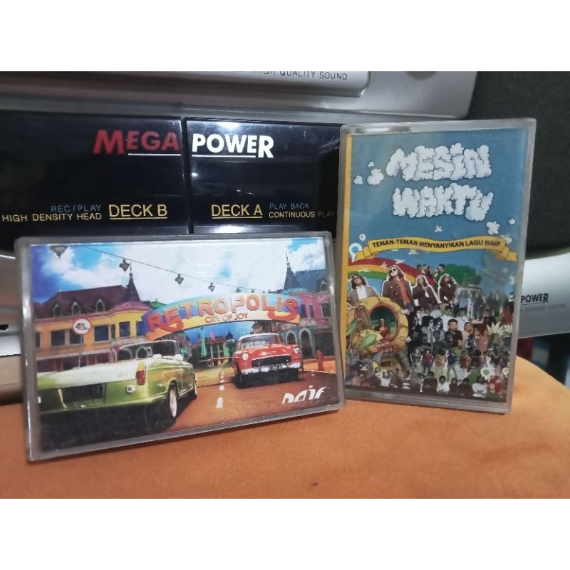 radio tape compo polytron mega power MP 9100 KCP semua normal